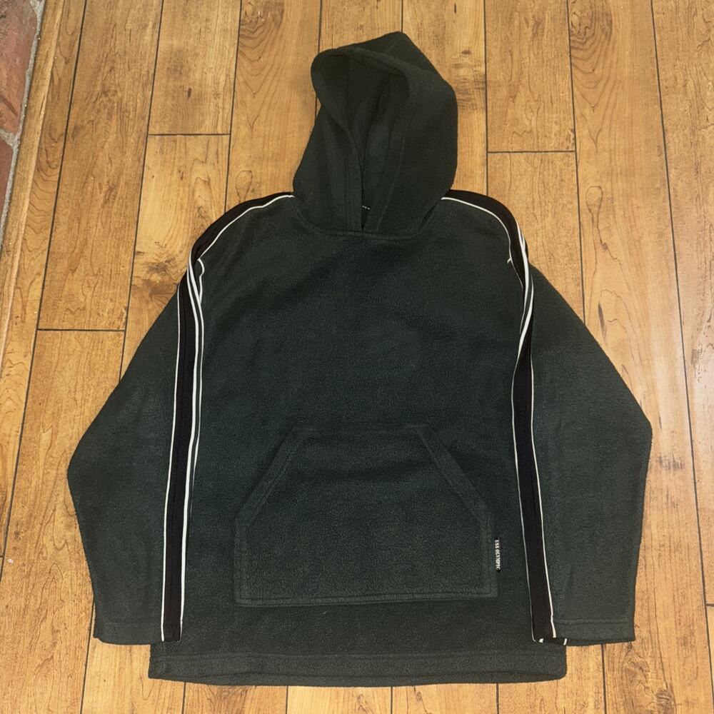 Vintage USA Olympic Fleece Pull Over Hoodie Green 20x25